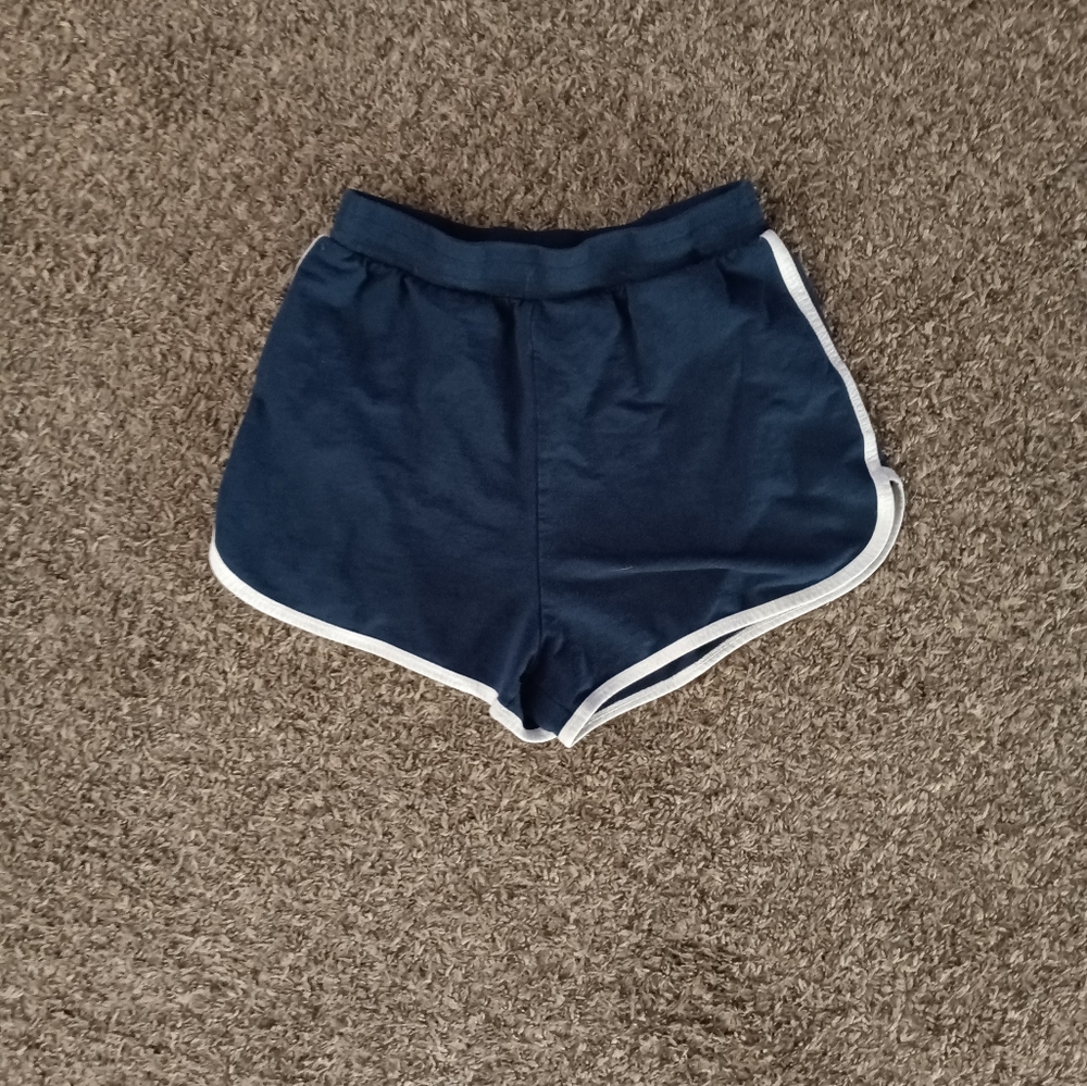 No boundaries, small blue shorts